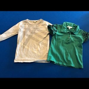 2 Burberry Boys 4T cotton shirts